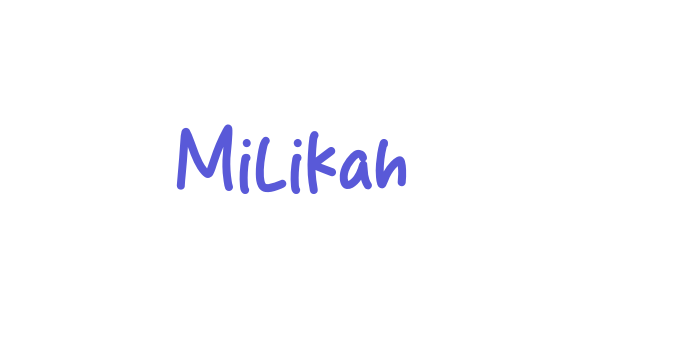 Milikah Font