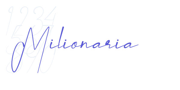 Milionaria font free