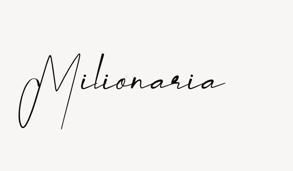 Milionaria Font