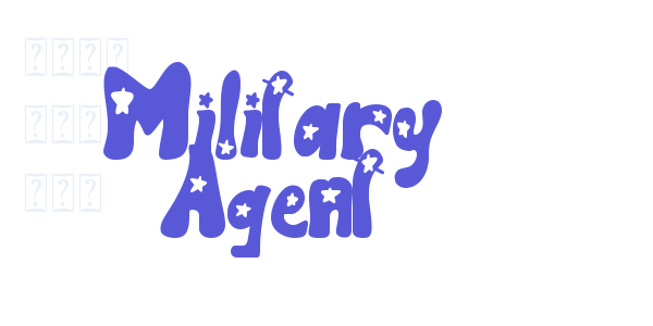 Military Agent font free