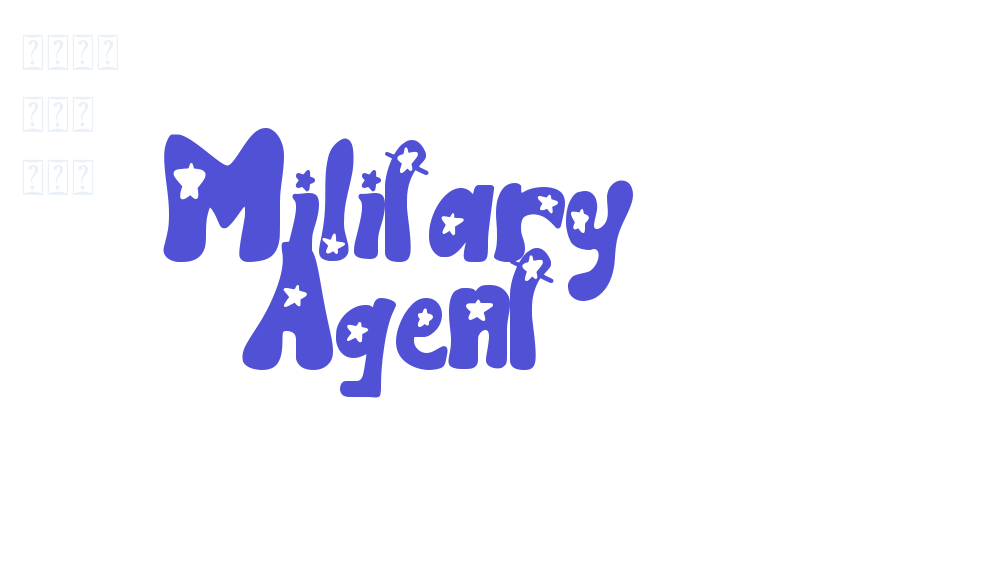 Military Agent-font-download