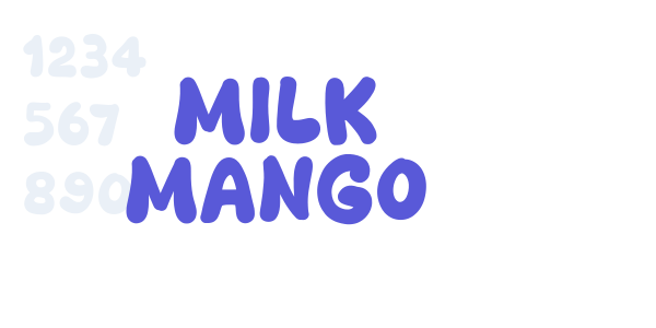 Milk Mango font free