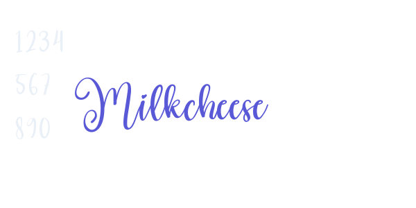 Milkcheese font free