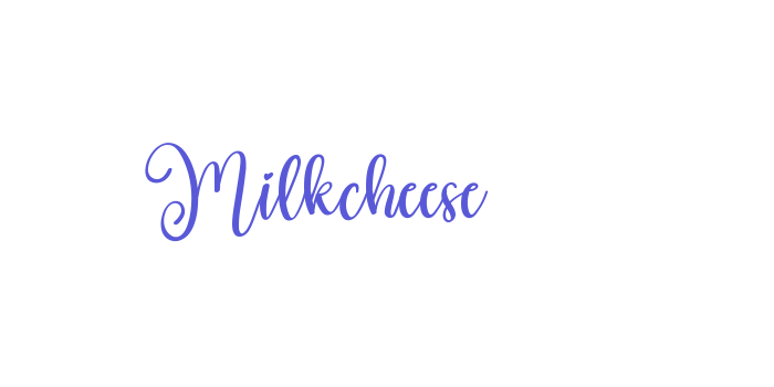 Milkcheese Font Download