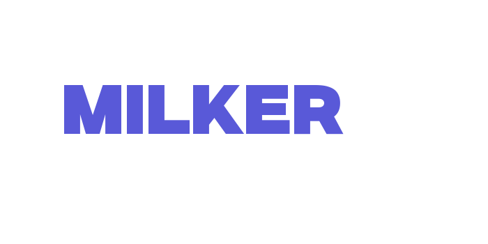 Milker Font