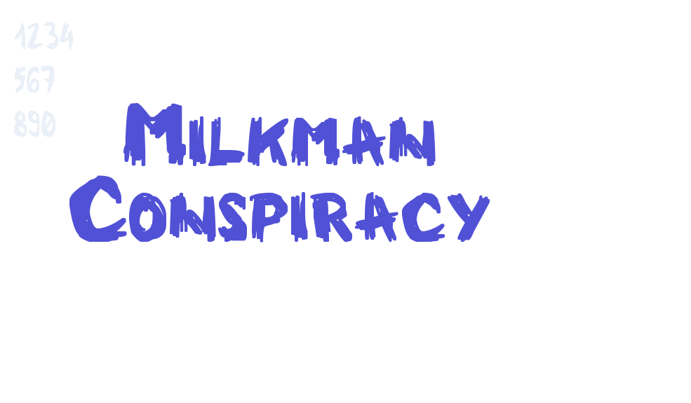 Milkman Conspiracy-font-download