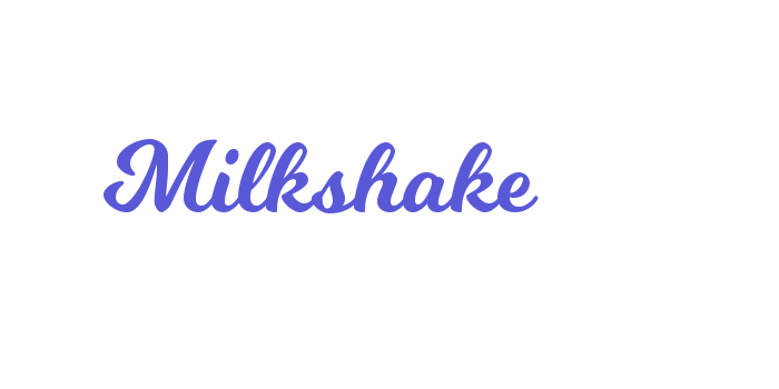 Milkshake Font Download