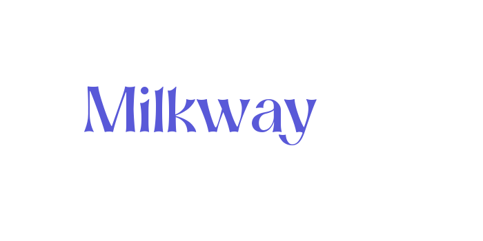 Milkway Font