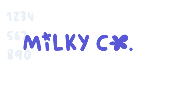 Milky Co. font free