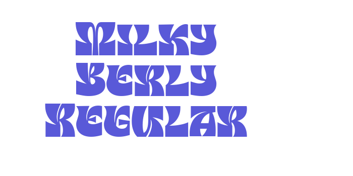 Milky Berly Regular Font Download