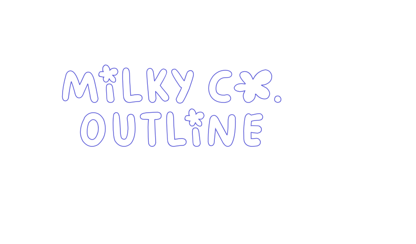 Milky Co. Outline Font Download