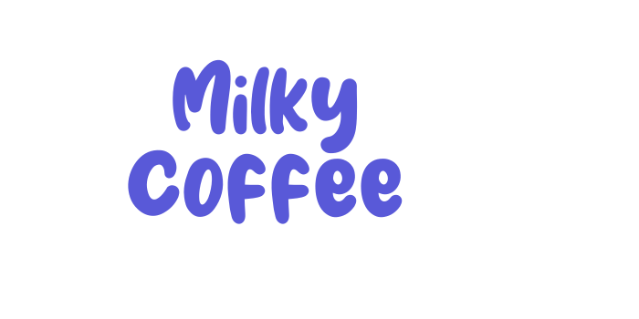 Milky Coffee Font