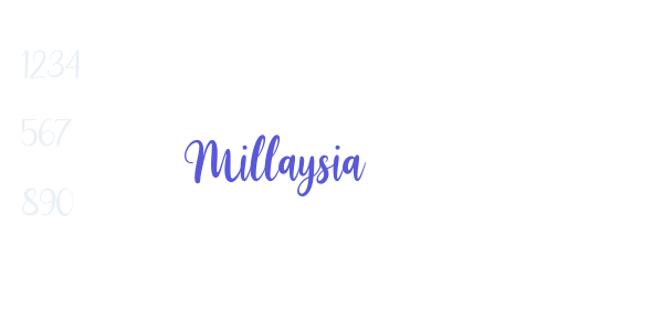 Millaysia font free