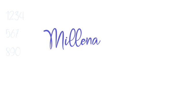 Millena font free