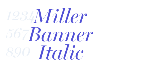 Miller Banner Italic-font-download