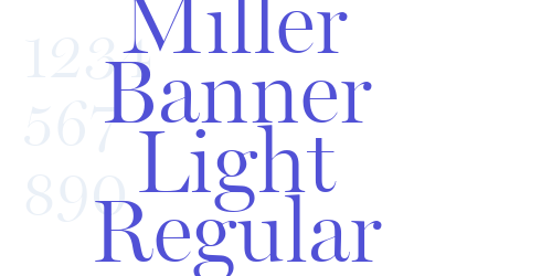 Miller Banner Light Regular-font-download