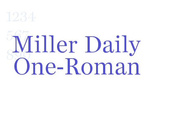 Miller Daily One-Roman