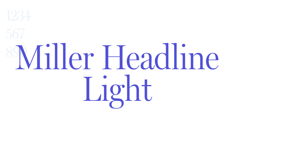 Miller Headline Light-font-download