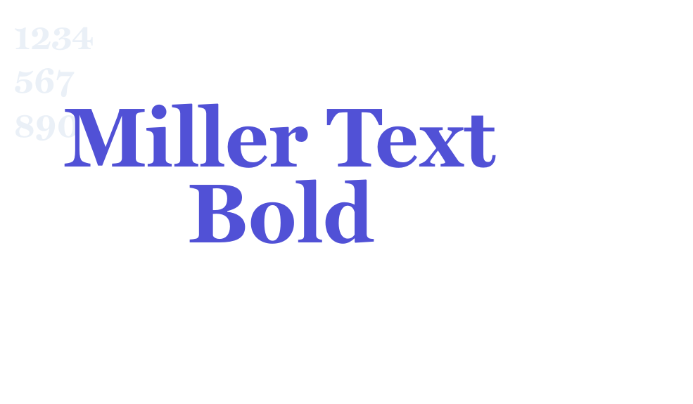 Miller Text Bold-font-download