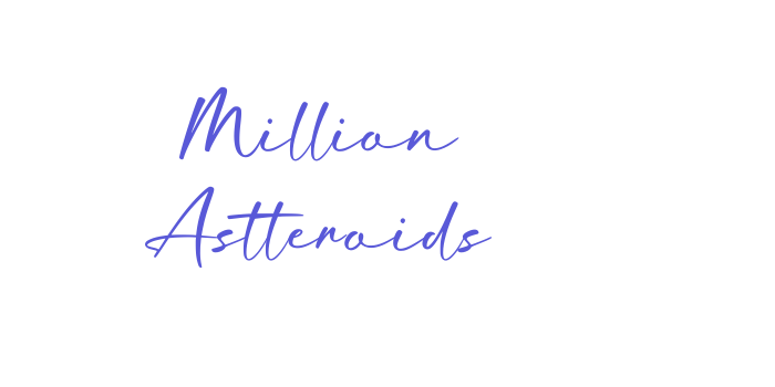 Million Astteroids Font