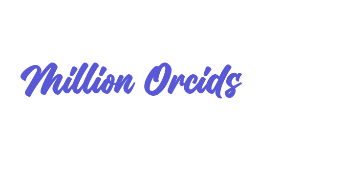 Million Orcids Font Download