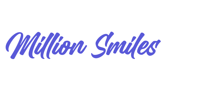 Million Smiles Font Download