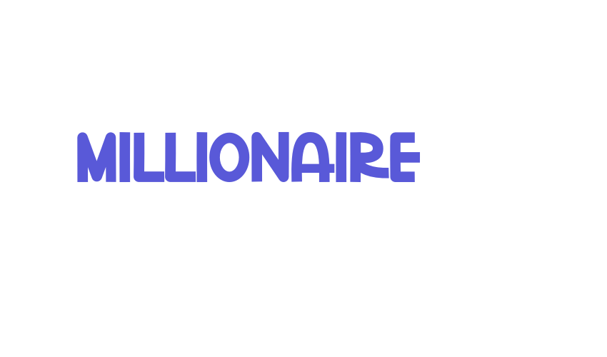 Millionaire Font Download