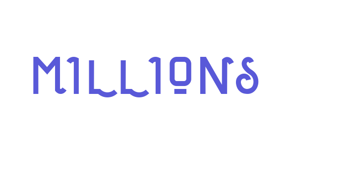 Millions Font Download