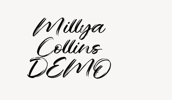 Millya Collins DEMO Font