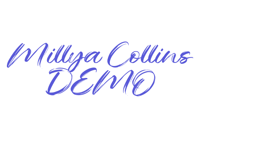 Millya Collins DEMO Font