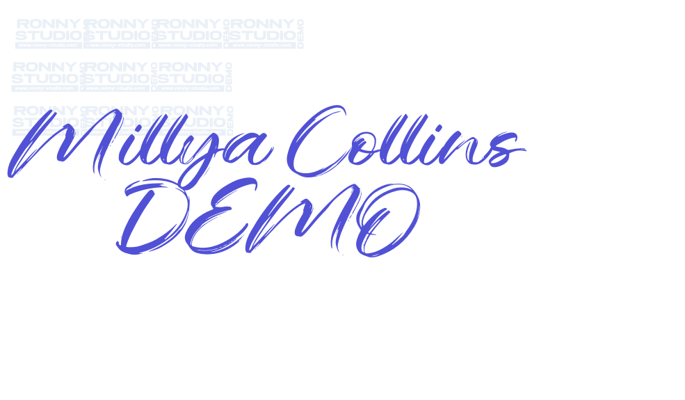 Millya Collins DEMO-font-download