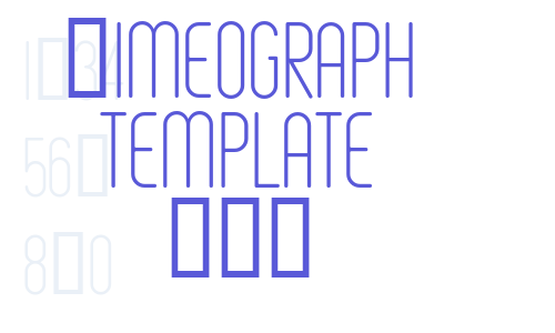 Mimeograph Template JNL Font Download