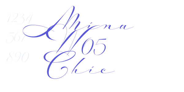 Mina W05 Chic font free