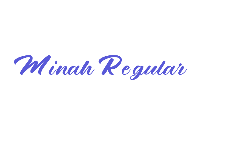 Minah Regular Font