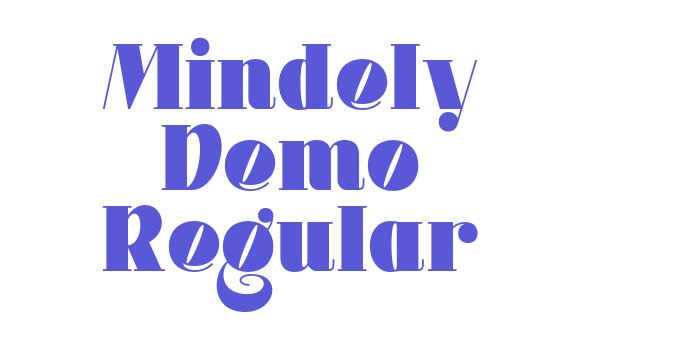 Mindely Demo Regular Font Download