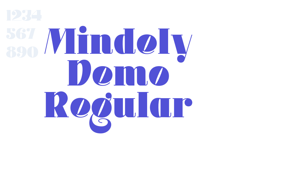 Mindely Demo Regular-font-download