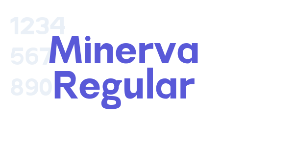 Minerva Regular font