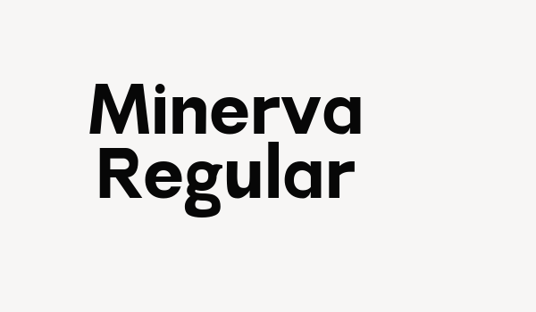 Minerva Regular Font