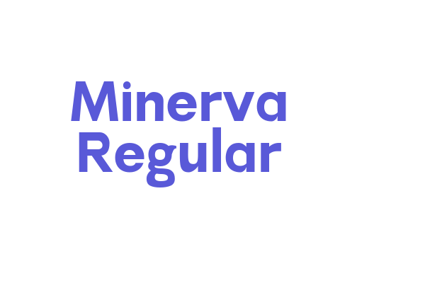 Minerva Regular Font