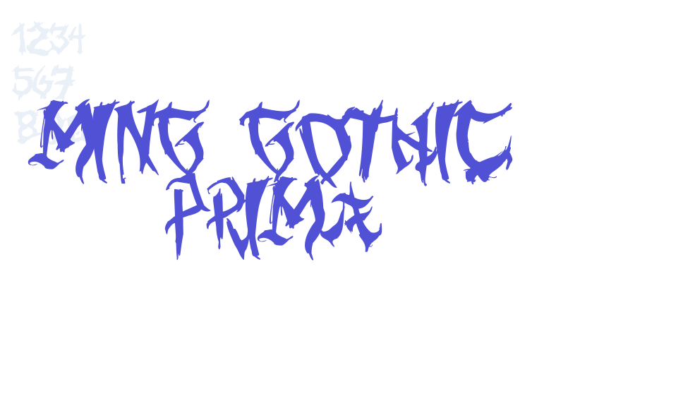 Ming Gothic Prima-font-download