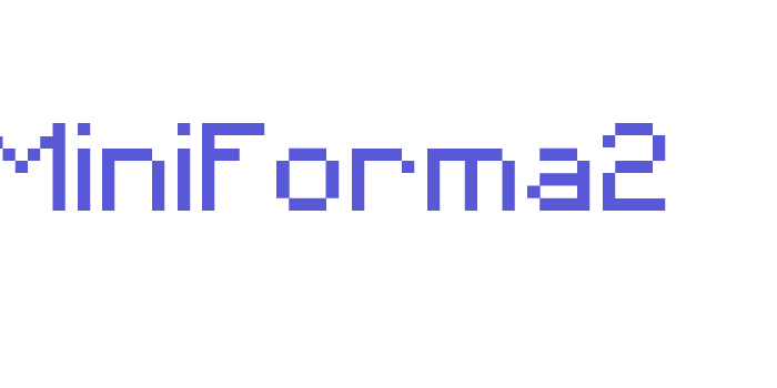 MiniForma2 Font Download