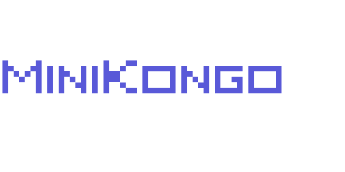 MiniKongo Font Download