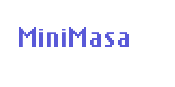 MiniMasa Font Download