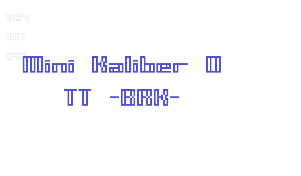 Mini Kaliber O TT -BRK--font-download