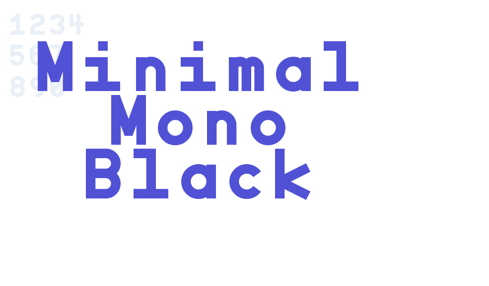 Minimal Mono Black-font-download