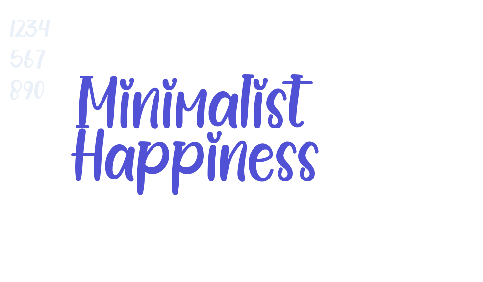 Minimalist Happiness-font-download