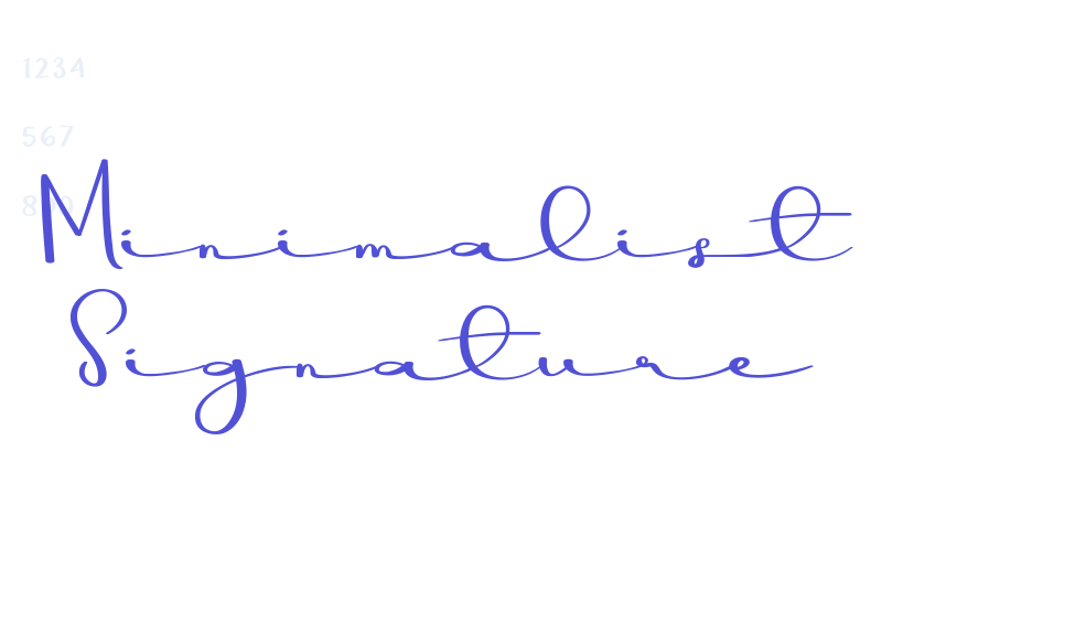 Minimalist Signature-font-download