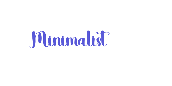 Minimalist Font Download