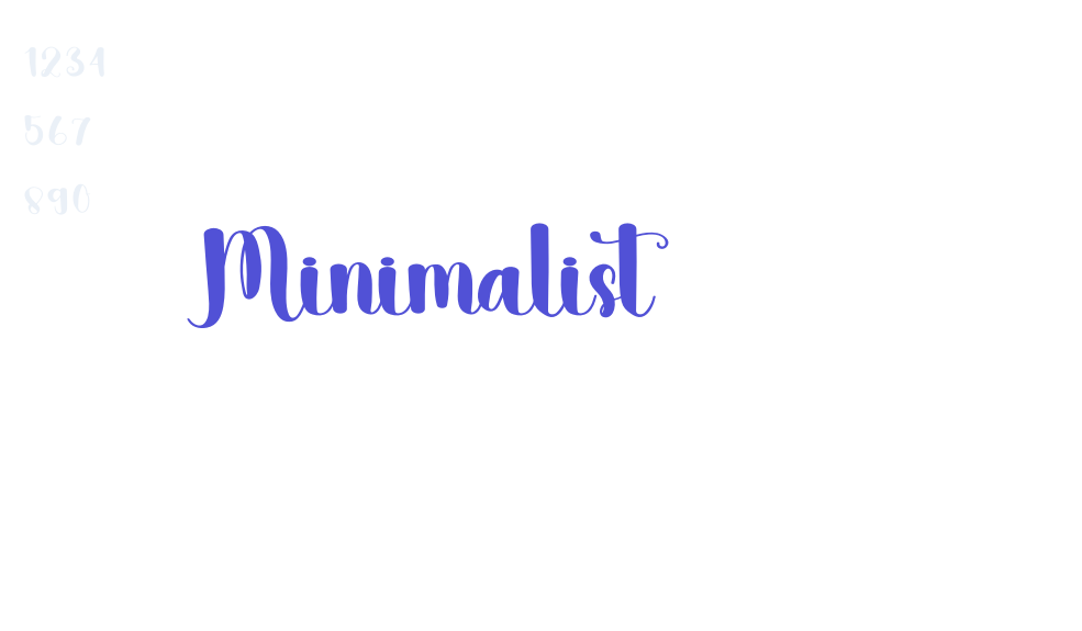 Minimalist-font-download