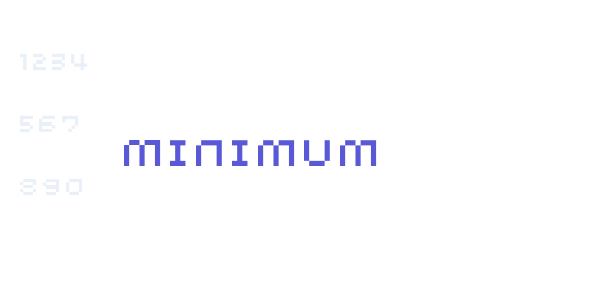 Minimum font free